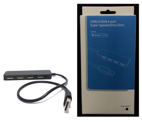 USB 2.0 4-Port Hub (Ultra Slim)